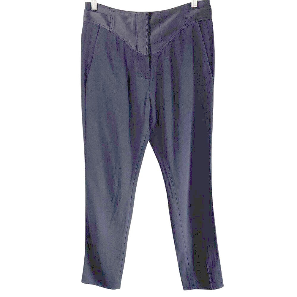 Vanessa Bruno Dandy‎ Crepe Pants US 4 6 Tuxedo Straight